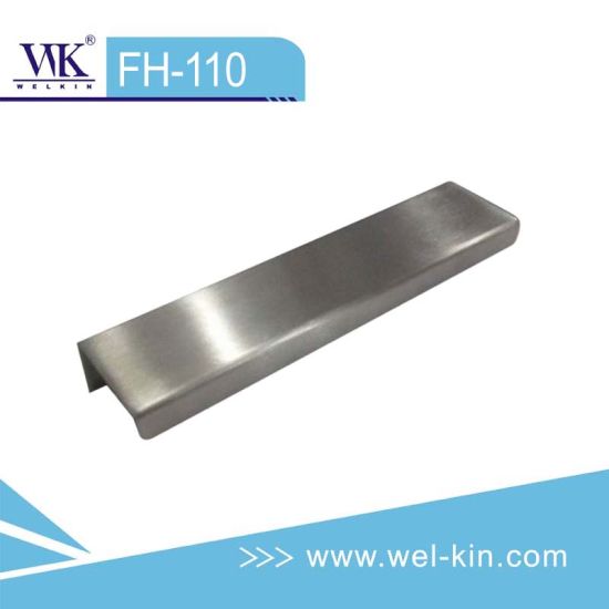 Manija de puerta para gabinete de acero inoxidable 304 manijas de muebles oscuros (FH-110)