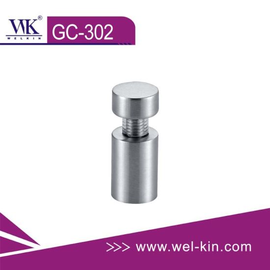 Abrazadera de vidrio con clip de vidrio de acero inoxidable Ss304 y soporte de vidrio 316 (GC-302)