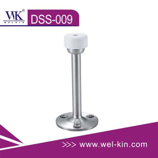 Hardware de acero inoxidable Montaje en pared Tope de puerta Protector de pared Soporte de puerta Parachoques (DSS-009)