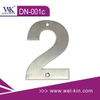 Letreros para puertas de oficinas comerciales Placa de número de puerta de acero inoxidable (DN-001c)