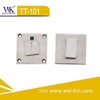 Cerradura de indicador de inodoro cuadrado de fundición de acero inoxidable (TT-101)