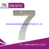 Números de acero inoxidable para puertas y edificios públicos (DN-001h)